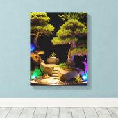 野生の蹴森 キャンバスプリント (インサイチュ (ウッドフロア))