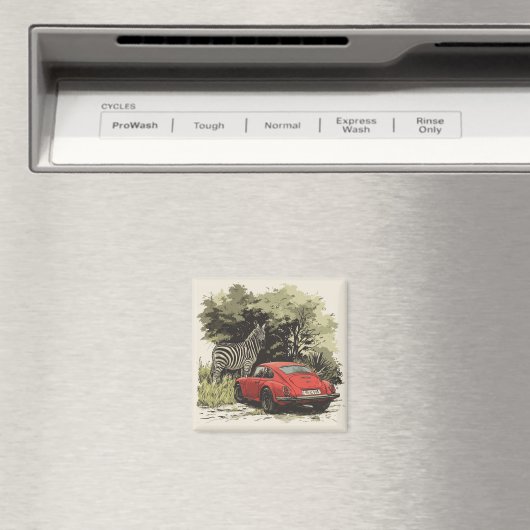 野生の車 マグネット (インサイチュ (食洗機))