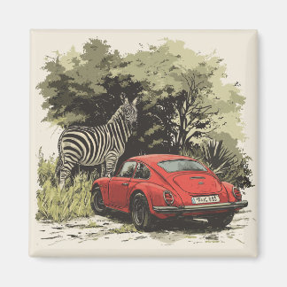 野生の車 マグネット