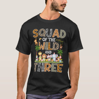 野生の軍団の3rdバースデーサファリジャングル tシャツ