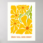 野生の輝きを明るくする ポスター (正面)