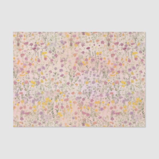 野生の野生の野生の花 薄葉紙 (正面)