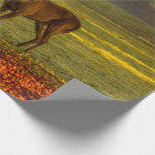 野生の雄鹿 ラッピングペーパー (角)