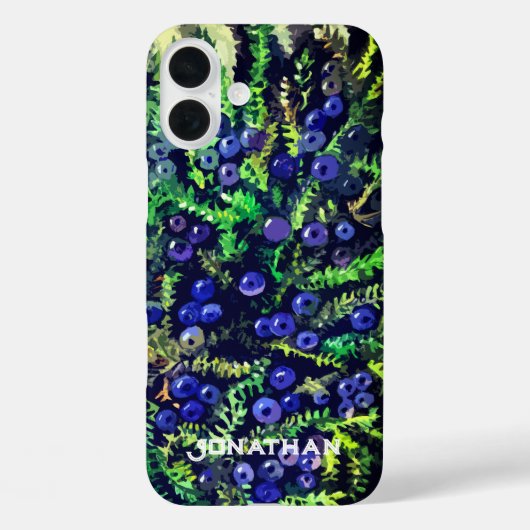 野生の青いクローベリー Case-Mate iPhoneケース (裏面)