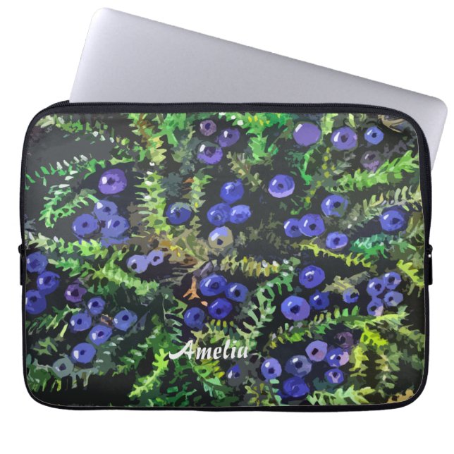 野生の青い果実 ラップトップスリーブ (正面)