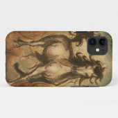 野生の馬および暖かい色 Case-Mate iPhoneケース (裏面(横))