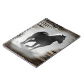 野生の馬のギャロッピング ノートブック (左側)