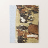 野生の馬のジグソーパズル ジグソーパズル (縦)