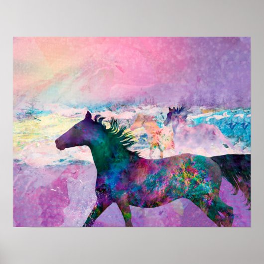 野生の馬のスピリッツ我々は土地 ポスター (正面)