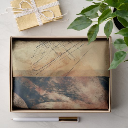 野生の馬のデカップアート 薄葉紙 (ギフト)