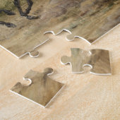 野生の馬のパズル ジグソーパズル (側面)