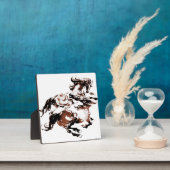 野生の馬のプラーク フォトプラーク (インサイチュ)