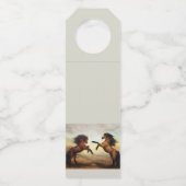 野生の馬のペア ボトルネックタグ (裏面)