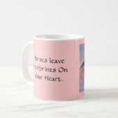 野生の馬のマグ コーヒーマグカップ (正面左)