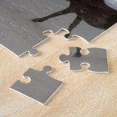 野生の馬の外銀行 ジグソーパズル (側面)