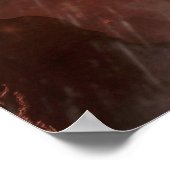 野生の馬の砂漠嵐 ポスター (角)