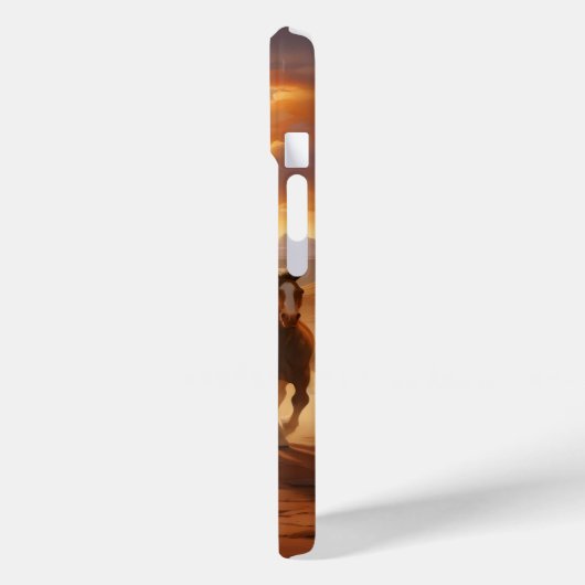 野生の馬の砂漠 Case-Mate iPhoneケース (裏面 / 左)