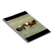 野生の馬の群れ ノートブック (右側)