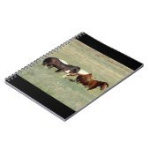 野生の馬の群れ ノートブック (左側)