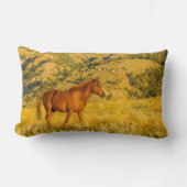 野生の馬の聖域。 ランバークッション (正面)