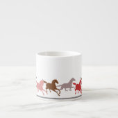 野生の馬の走ること エスプレッソカップ (正面)