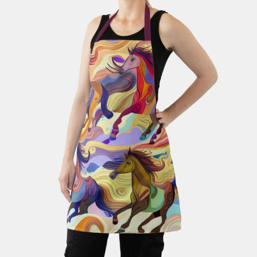 野生の馬 エプロン (インサイチュ)