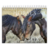 野生の馬 カレンダー (カバー)