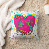 野生の馬 クッション (ブランケット)