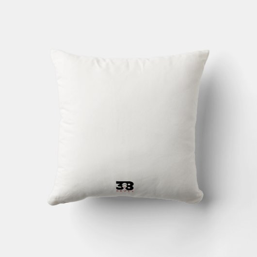 野生の馬 クッション (裏面)