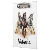 野生の馬 クリップボード (左)