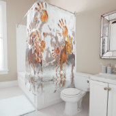 野生の馬 シャワーカーテン (インサイチュ)