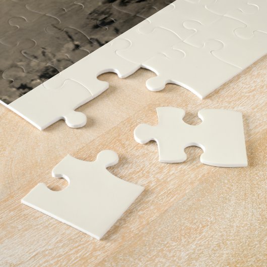 野生の馬 ジグソーパズル (側面)