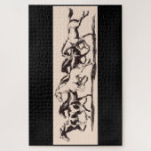 野生の馬 ジグソーパズル (縦)