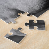 野生の馬。 ジグソーパズル (側面)