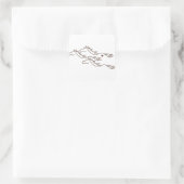 野生の馬 スクエアシール (バッグ)