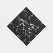 野生の馬 スタンダードランチョンナプキン (角)