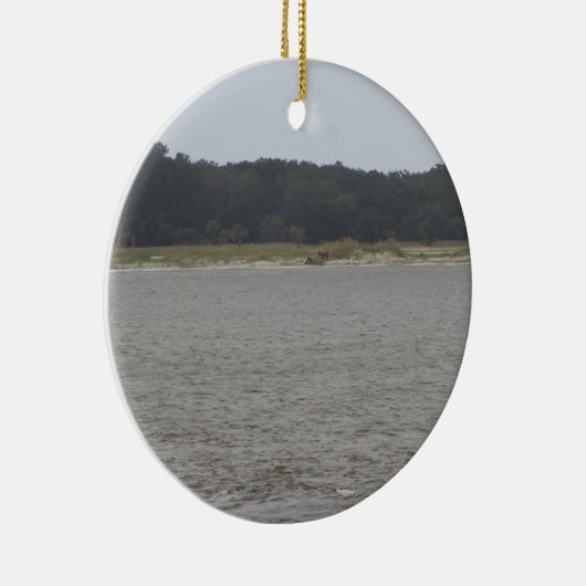 野生の馬 セラミックオーナメント (右)