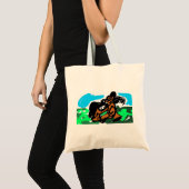 野生の馬 トートバッグ (正面(商品))