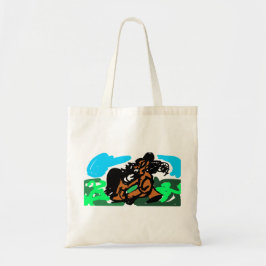 野生の馬 トートバッグ