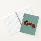 野生の馬 ノートブック (内部)