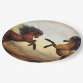 野生の馬 ペーパープレート (アングル)