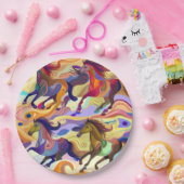 野生の馬 ペーパープレート (パーティー)