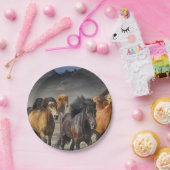 野生の馬 ペーパープレート (パーティー)