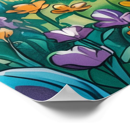 野生の馬 ポスター (角)