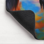 野生の馬 マウスパッド (コーナー)