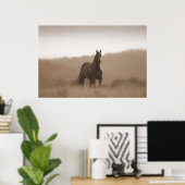 野生の馬…大きな基本ポスター ポスター (ホームオフィス)