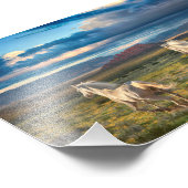 野生の馬"生きる走"" フォトプリント (角)