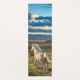 野生の馬"生きる走"" ヨガマット