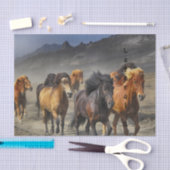 野生の馬 薄葉紙 (クラフト)