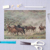 野生の馬 薄葉紙 (クラフト)